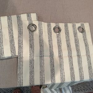Duck cloth grommet curtain panels, like new